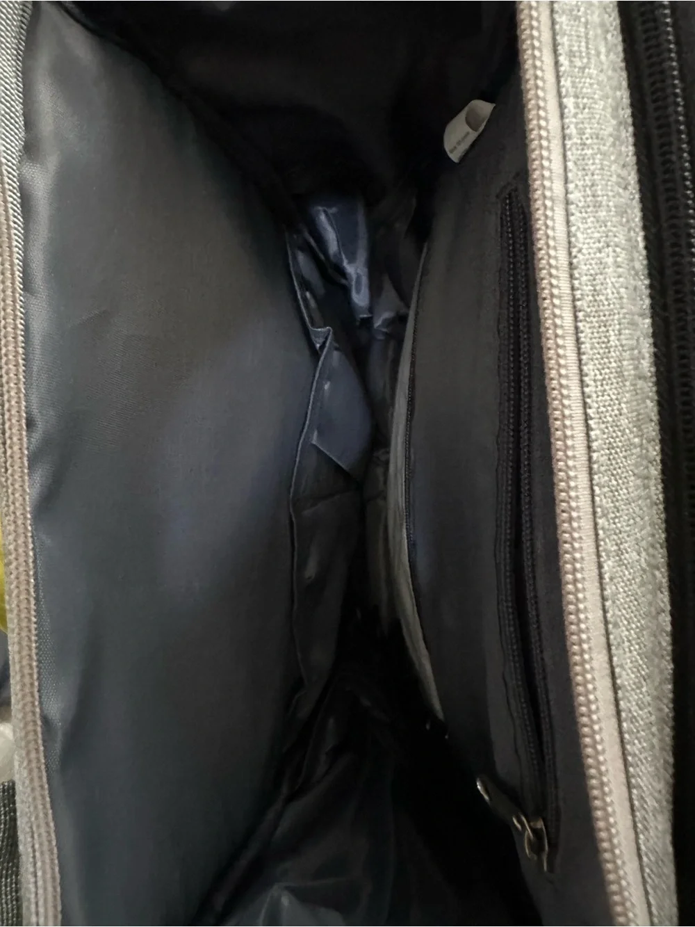 Sunshine Quilted Grey Diaper Backpack